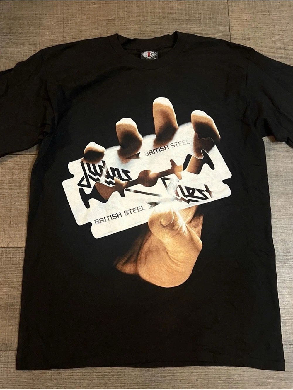 Judas Priest 'British Steel' Graphic T-Shirt - Black